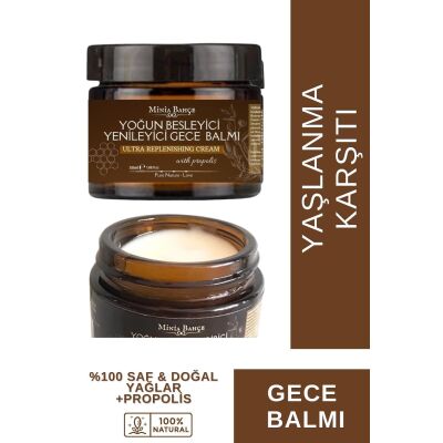 Yoğun Besleyici & Yenileyici Gece Balmı, %100 Doğal Ve Katkısız, 50Ml