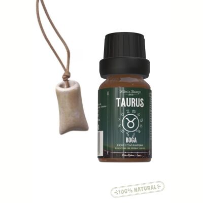 Boğa Burcu - Taurus, Uçucu Yağ Karışımı, 10Ml, & Koku Hazneli Kolye02