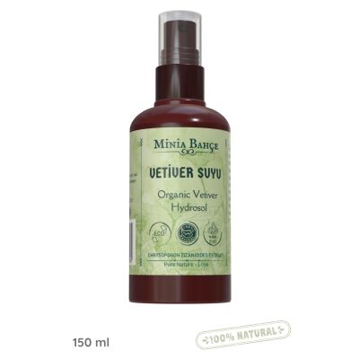 Vetiver Suyu -%100 Doğal Hidrosol, 150Ml