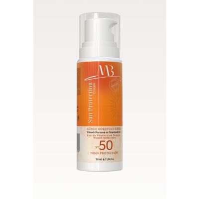 Yüksek Faktörlü Güneş Koruyucu Krem Spf 50 50 Ml