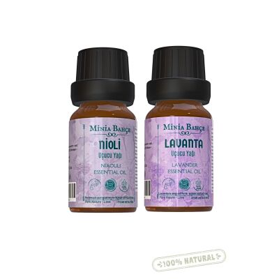 Nioli Uçucu Yağı, 10Ml (Niaouli) %100 Saf - Lavanta Uçucu Yağı, 10Ml %100 Saf