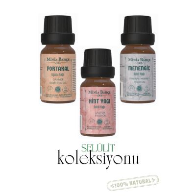 Menengiç Yağı 20Ml, Portakal Yağı 20Ml, Hint Yağı 20Ml, %100 Saf