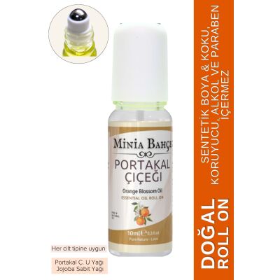 Doğal Roll On, Portakal Çiçeği Uçucu Yağı, Jojoba Yağı. 10Ml