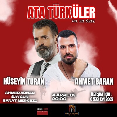 4 Aralık Hüseyin Turan ve Ahmet Baran Ata Türküler Adnan Saygun Sanat