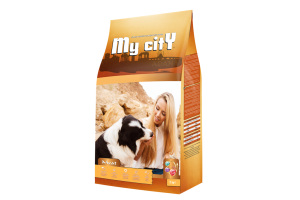 My City Kuzu Etli Pirinçli Yetişkin Köpek Maması 15 Kg
