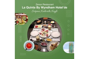 Güneşli La Quinta By Wyndham İstanbul Hotel Zenon Restaurant’ta 2 Kişilik Serpme Kahvaltı Menüsü