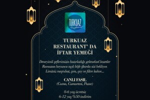 Kaya İstanbul Fair & Convention Hotel Turkuaz Restaurant'ta Canlı Fasıl Eşliğinde Açık Büfe İftar