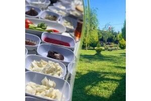 Çatalca Kristal Park Restaurant'ta Yeşillikler Arasında Zengin Serpme Kahvaltı ve At Binme Seçeneği