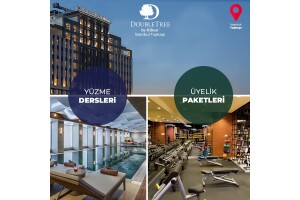 Double Tree By Hilton İstanbul Topkapı’da Profesyonel Eğitmenler Eşliğinde Yüzme, Pilates, Fitness Dersleri ve Spa Merkezi Tesis Üyelik Paketleri