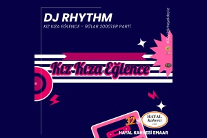 DJ Rhythm Geçmişten Günümüze Türkçe Pop Parti Hayal Kahvesi Emaar Konser Bileti