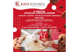Kaya İstanbul Fair & Convention Hotel'de 23 Nisan Özel Çocuklara Kurabiye Atölyesi & Annelere 5 Çayı