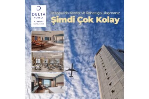 5 Yıldızlı Delta Hotels by Marriott Istanbul West Deluxe Odada Çift Kişilik Konaklama ve SPA Kullanımı
