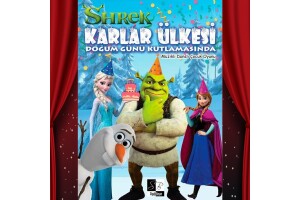 'Shrek Karlar Ülkesi Doğum Günü Kutlamasında' Çocuk Oyunu Tiyatro Bileti