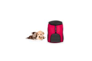 Kırmızı Fileli Kedi Taşıma Çantası Hava Alabilir Evcil Hayvan Taşıma Sırt Çantası Çanta