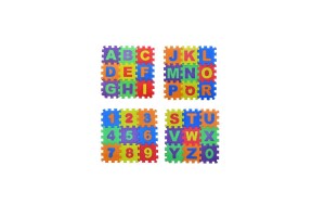 Eva Puzzle Harf Ve  Sayılar  Oyun  36 Parça Puzzle  9Cm X 9Cm