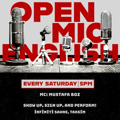 English Stand Up Taksim Comedy Open Mic