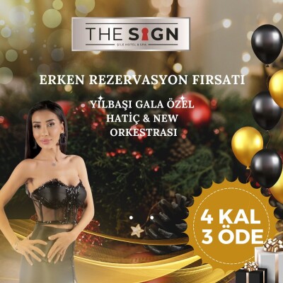 The Sign Şile Hotel & Spa’da Yılbaşı Gecesi Konaklama & Gala Yemeği Seçenekleri